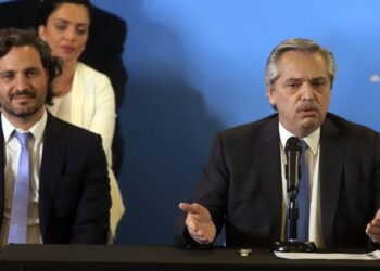 zzzznacp2 NOTICIAS ARGENTINAS BAIRES, DICIEMBRE 06: El presidente electo, Alberto Fernández, confirmó a Santiago Cafiero como jefe de Gabinete y a Cecilia Todesca como vicejefa de Gabinete..FOTO NA: DAMIAN DOPACIOzzzz