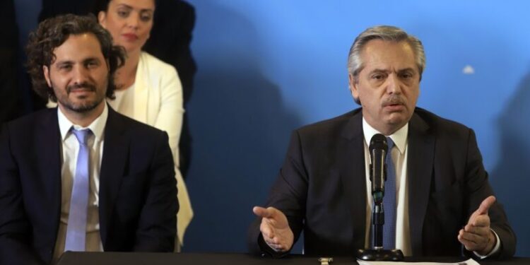 zzzznacp2 NOTICIAS ARGENTINAS BAIRES, DICIEMBRE 06: El presidente electo, Alberto Fernández, confirmó a Santiago Cafiero como jefe de Gabinete y a Cecilia Todesca como vicejefa de Gabinete..FOTO NA: DAMIAN DOPACIOzzzz