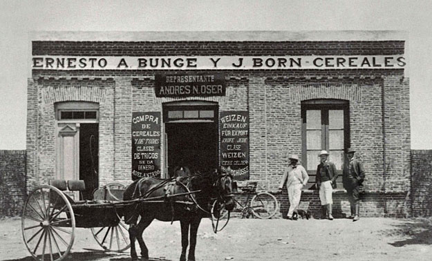 Bunge y Born en Argentina, 1884.