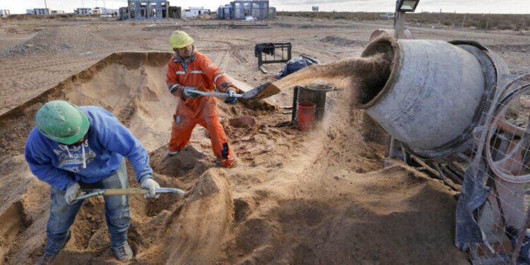 Neuquen. Añelo. Obra Plan de 40 viviendas (sector B)...