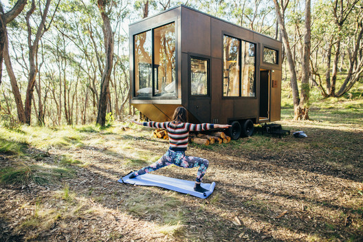 Tiny house relocalizable o transportable.