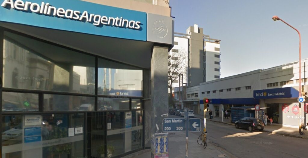 Oficina de Aerolíneas Argentinas teléfono