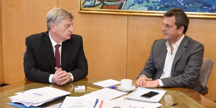 Massa recibió a Ziliotto y prometió apoyo de Nación al sector productivo