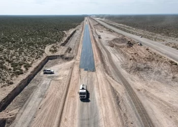 Esta por terminarse una ruta estratégica para el transporte en Vaca Muerta