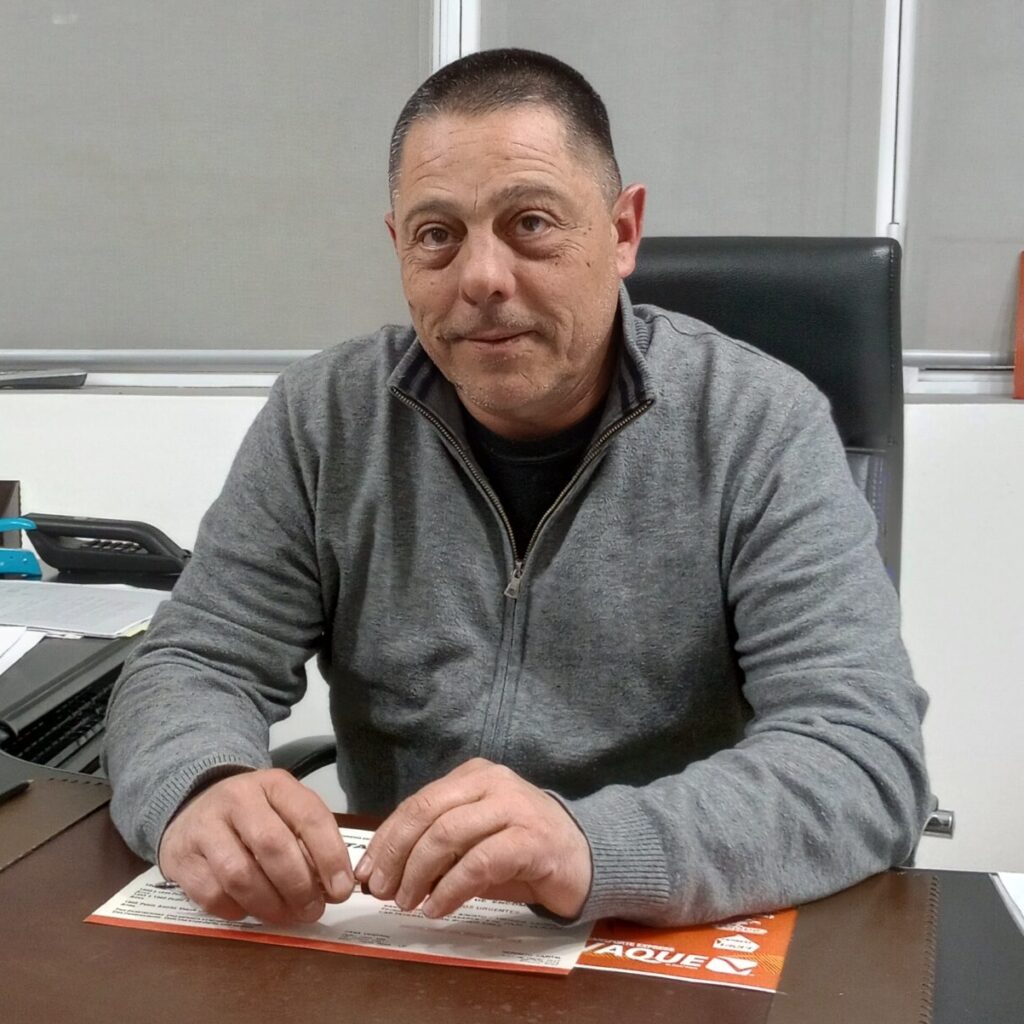 Pablo Vaque director de Transporte Vaque nieto del fundador de la empresa