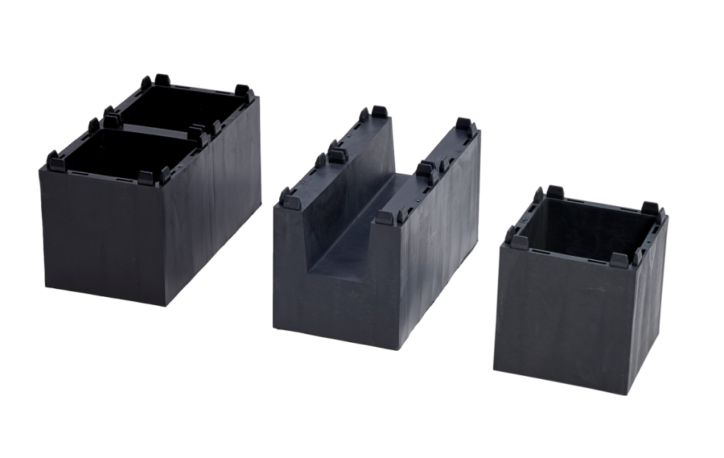 Ladrillos encastrables de plástico reciclado EasyBrick