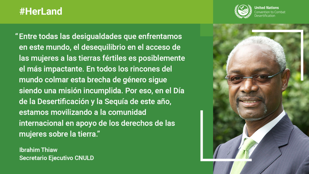 Palabras de Ibraim Thiaw, Secretario Ejecutivo CNULD.