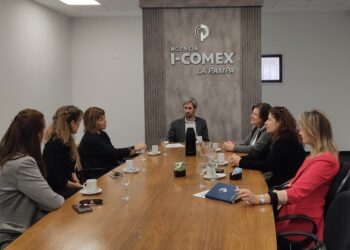 Reunión Reunión de empresarias pampeanas, I-COMEX y el Ministerio de la Producción