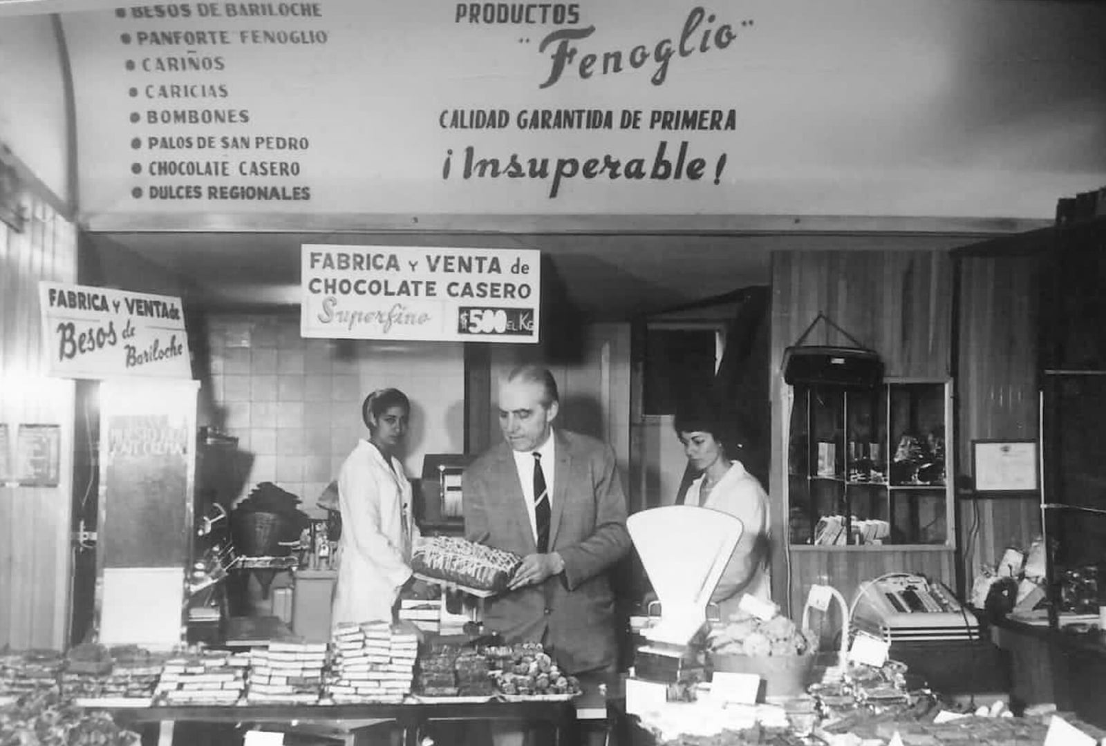 La primera chocolatería de Bariloche de la familia chocolatera Fenoglio