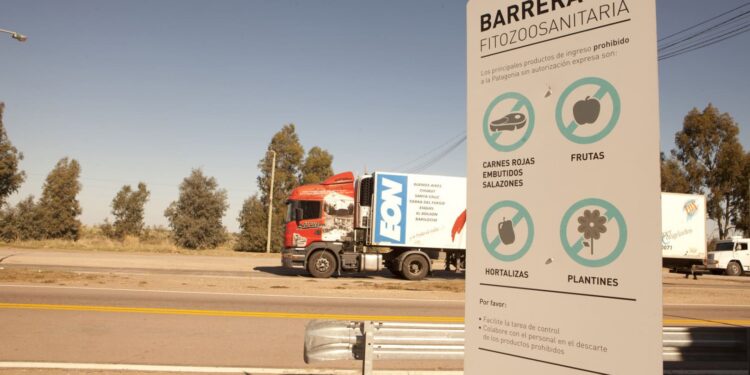 Barrera sanitaria Patagónica al sur del Río Colorado