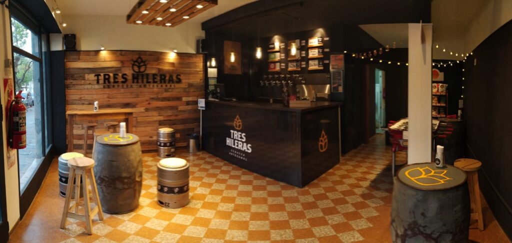 Fábrica de cerveza artesanal Tres Hileras