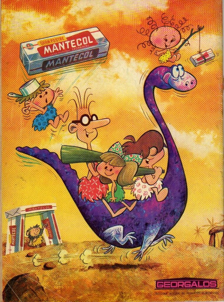 publicidad retro de Mantecol en la Revista Anteojito