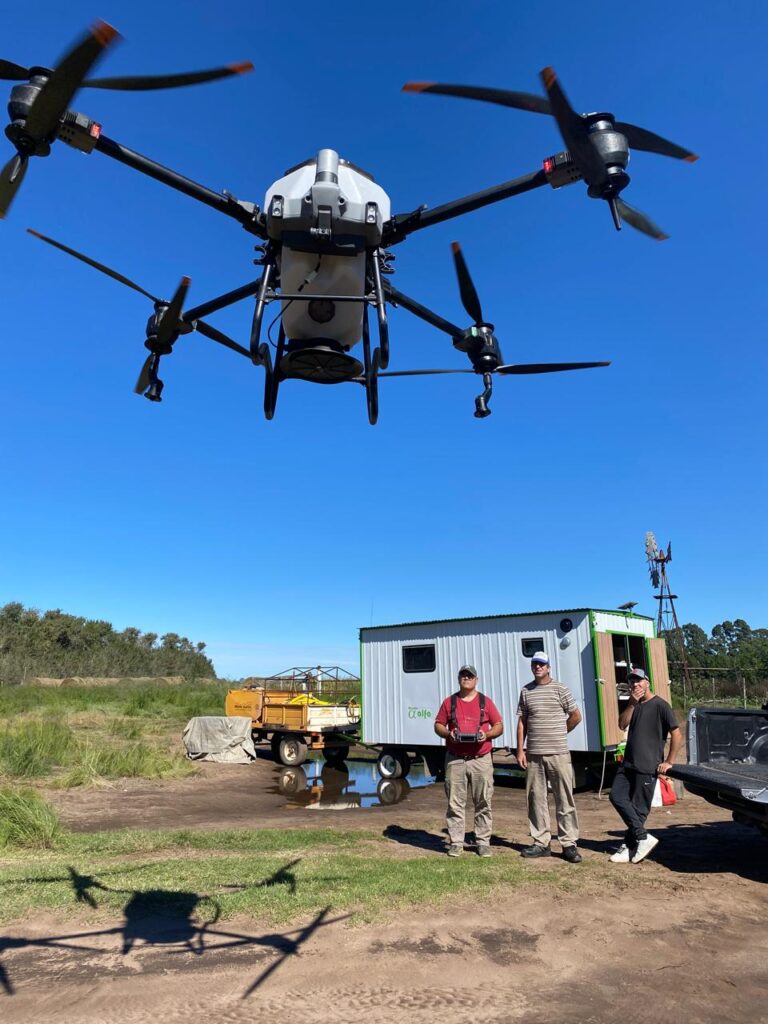 ¿Cuál es el uso de drones en la agricultura?
