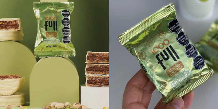 alfajor de pistacho de YPF FULL