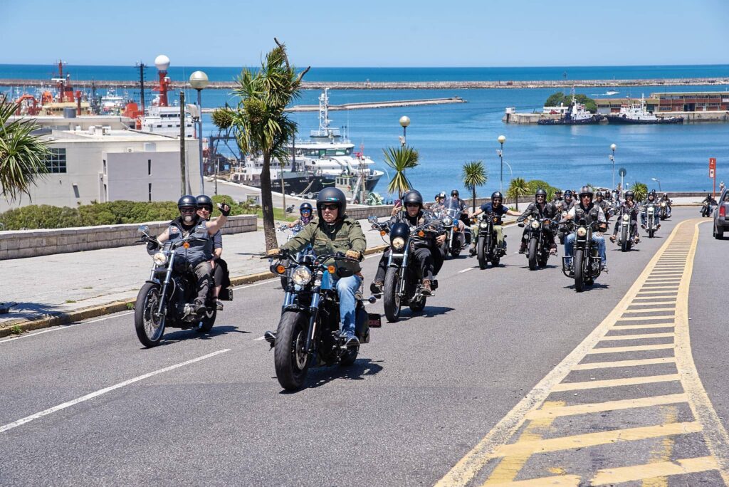 Uno de los ultimos encuentros internacionales de dueños de Harley fue realizado en Mar del Plata, Argentina