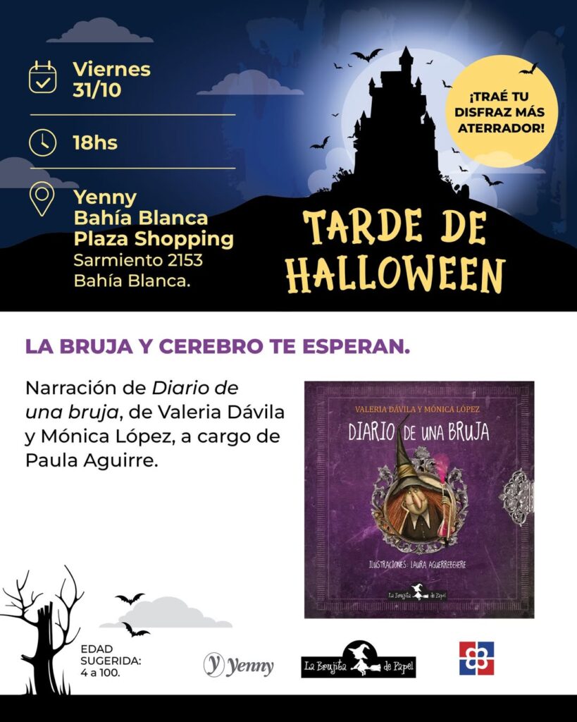 Tarde de Halloween en Yenny Bahía Blanca.