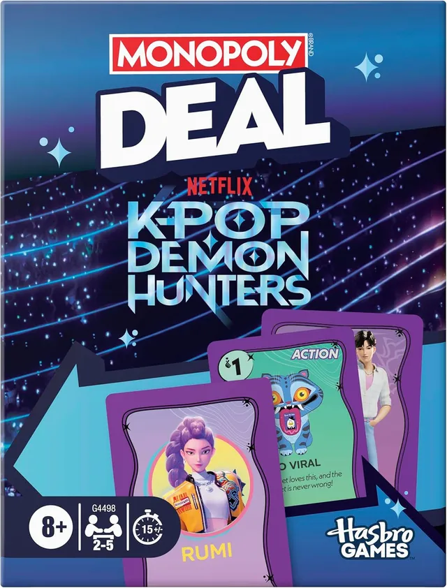 Juego Monopolio de las Guerreras K-Pop que lanzará la empresa Hasbro.