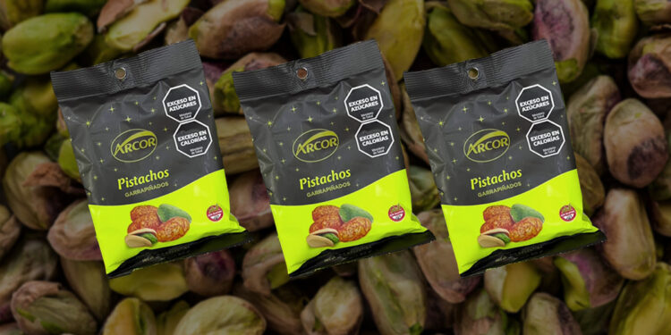 Arcor presentó un nuevo producto para la Navidad: garrapiñadas de pistacho