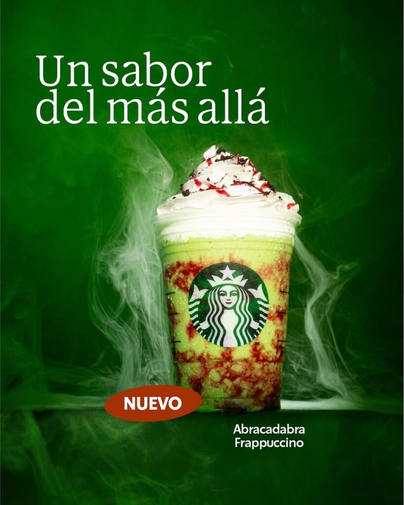 "Un sabor del más allá", edición especial para Halloween 2025 de Starbucks Argentina.