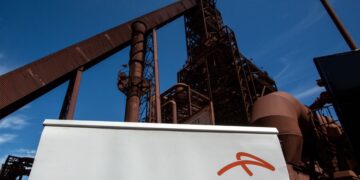 ArcelorMittal brnding.