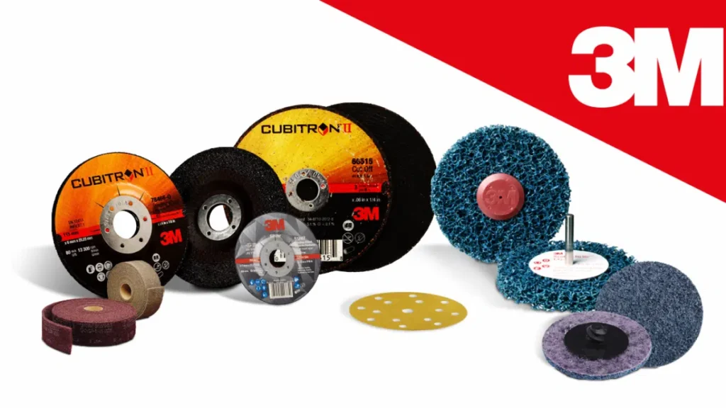 Discos de corte y productos abrasivos industriales de 3M, base del modelo de innovación inicial de la empresa