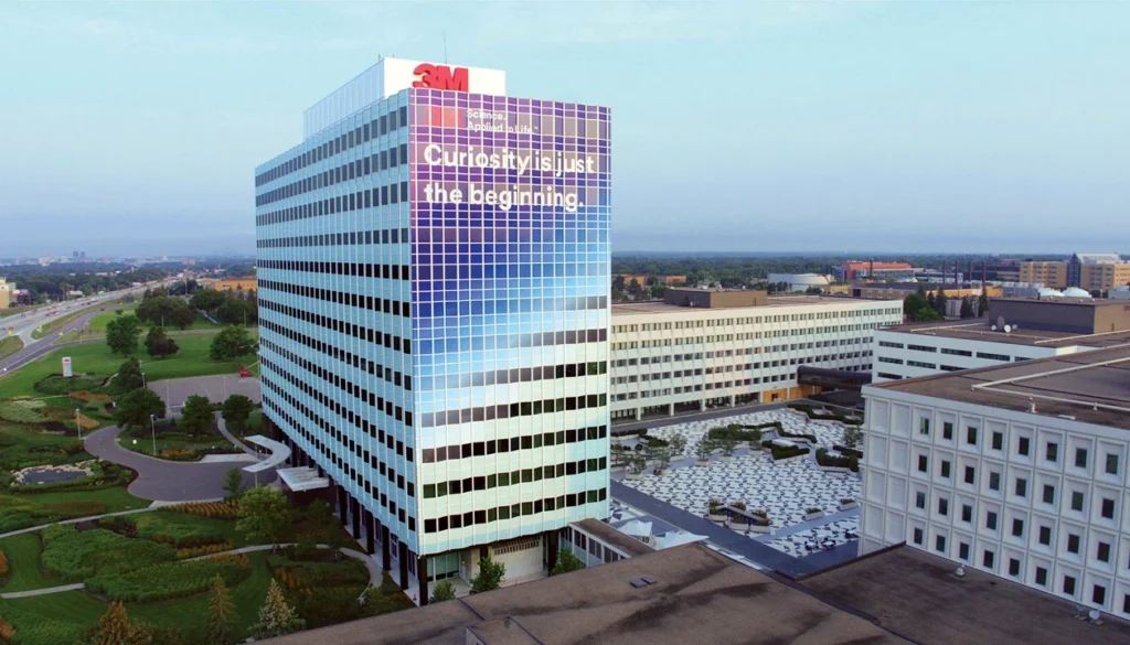 Edificio corporativo de 3M en Saint Paul, Minnesota, sede global de la compañía incluida en la lista Fortune 500