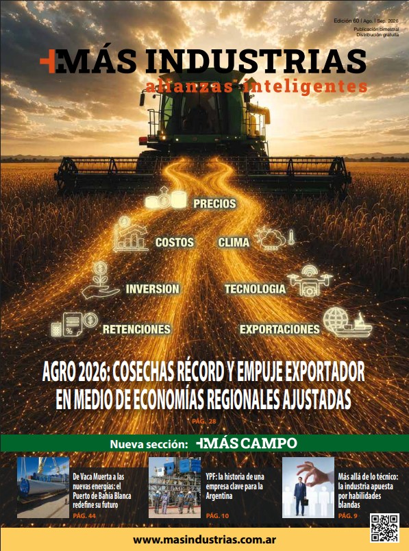 Tapa de la edición 60 de la revista Más Industrias